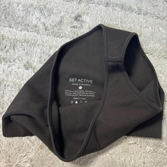 Set Active Sculptflex Ribbed Bra - Picture 4 of 5